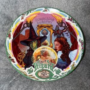 THE WIZARD OF OZ DING DONG THE WITCH IS DEAD MUSICAL PLATE 1993